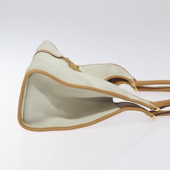 GUCCI Jackie Hand Bag Suede White Gold 002 002 - Picture 4 of 16